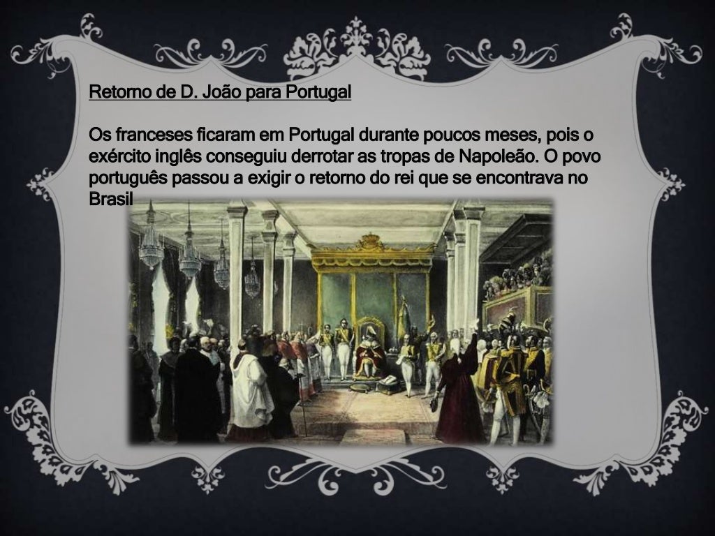 A Vinda Da Familia Real Para O Brasil Em 1808