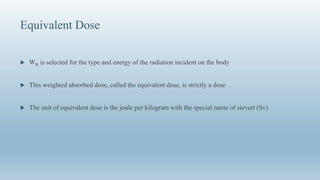 Radiation Dose Units and Dose Limits- Avinesh Shrestha | PDF