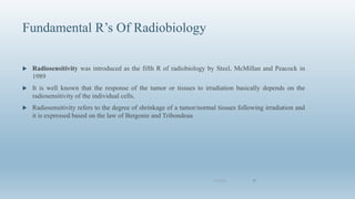 Fundamentals of radiobiology- Avinesh Shrestha | PPTX
