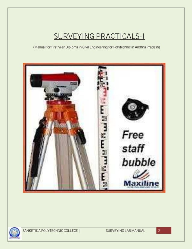 Avinesh surveying lab manuals PDF