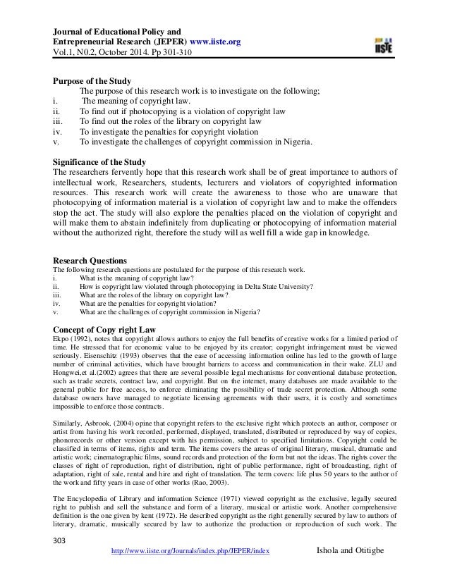 A Violation Of Copyright Law Through Photocopying In Tertiary