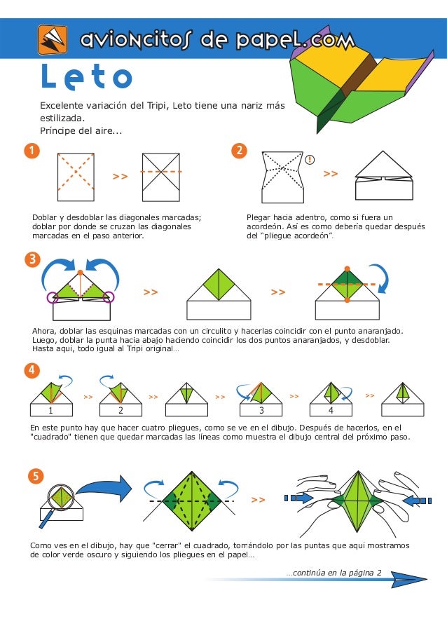 Aviones De Papel Modelos