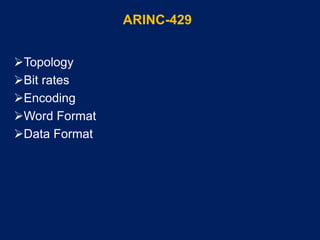 A429 Structure Avionics buses | PPTX