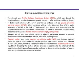 Comprehensive Overview of Aircraft Collision Avoidance and Weather ...