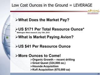 Current Segala Main Pit Mining Avion is Mali’s 4th Largest Gold CompanySegala Mine Plan15