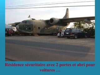 Résidence sécuritaire avec 2 portes et abri pour voitures … 