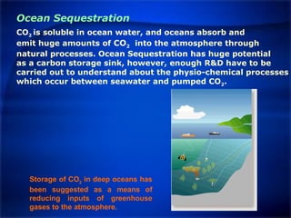 Conclusions
- CO2 storage R&D is still in early stage in India and developing cost
effective technologies for CCS are the ...