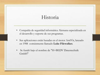 Presentacion antivirus Avira | PPTX
