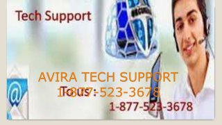 AVIRATECH
SUPPORT
AVIRA TECH SUPPORT
1-877-523-3678
 