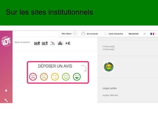 Sur les sites institutionnels
 
