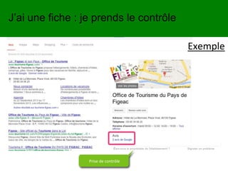 Prise de contrôle
Exemple
J’ai une fiche : je prends le contrôle
 