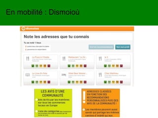 En mobilité : Dismoioù
 