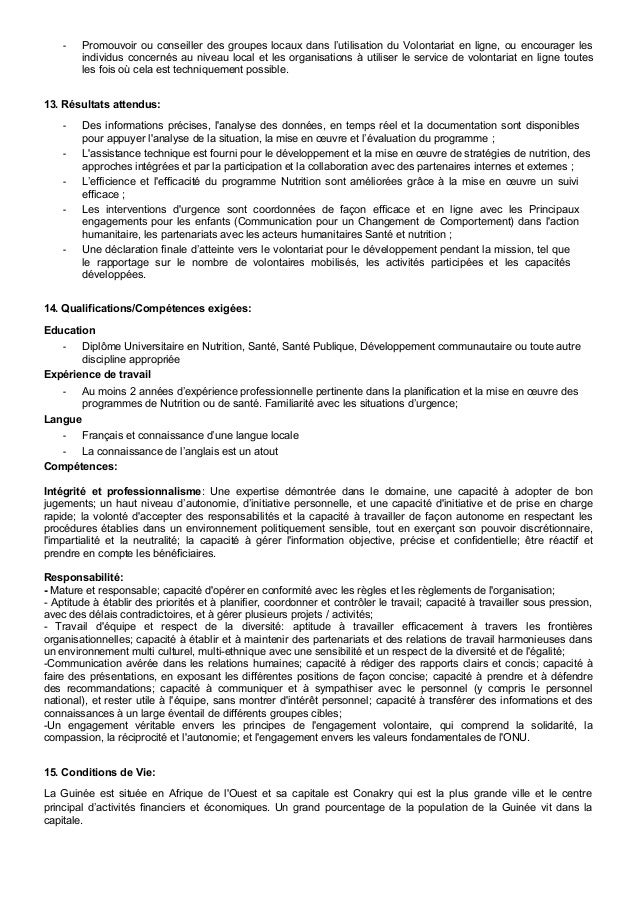 Lettre De Motivation En Anglais Volontariat