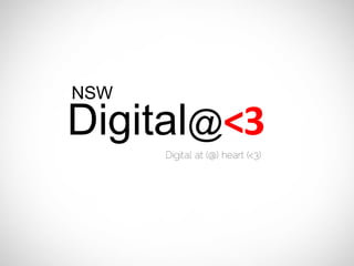 A Digital Future - Transforming NSW Government [Presentation]