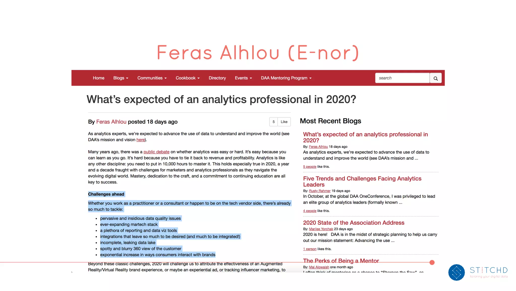 Feras Alhlou (E-nor)
 