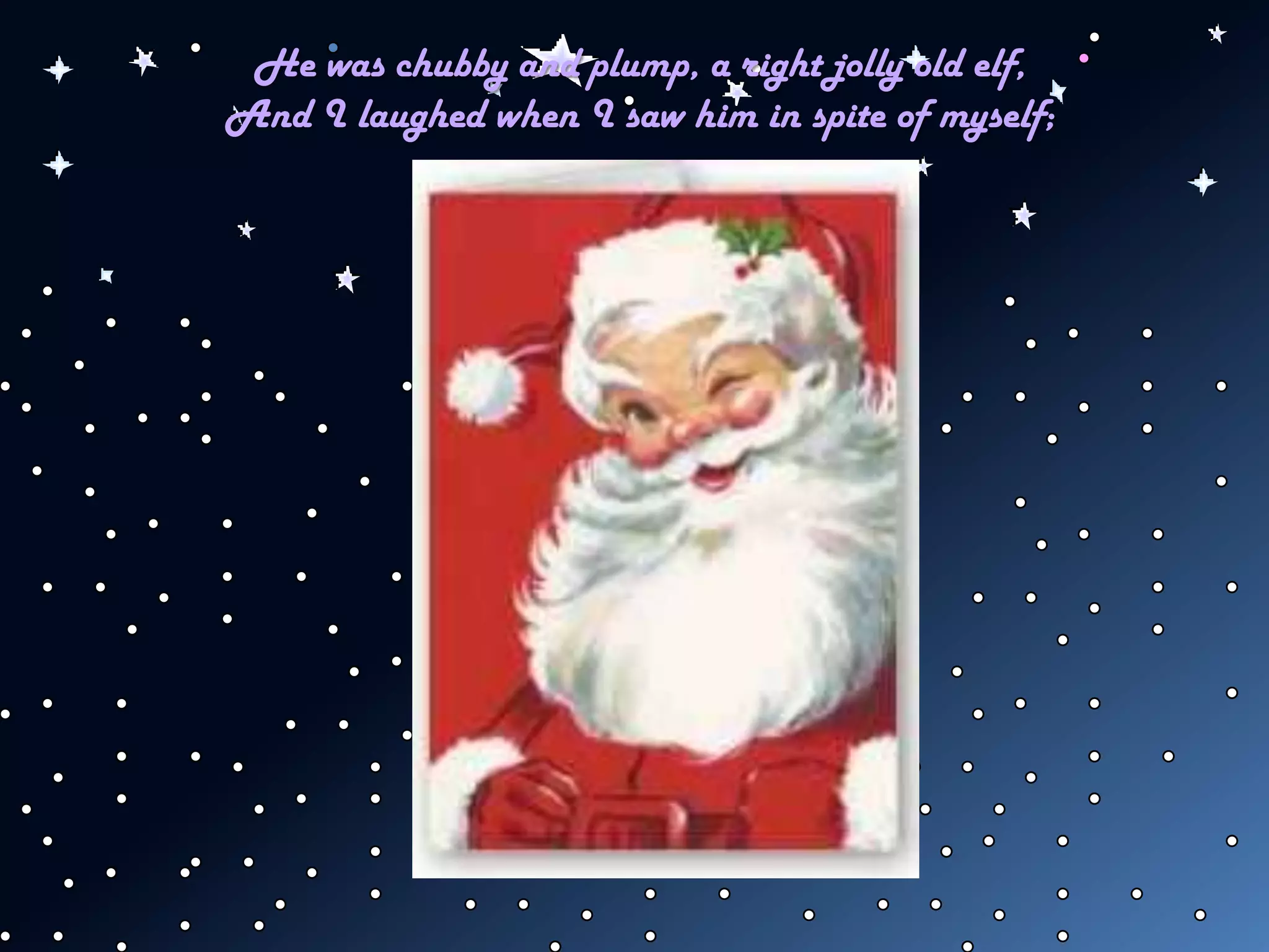 A Visit From St Nicholas - In Christmas Cards | PPT