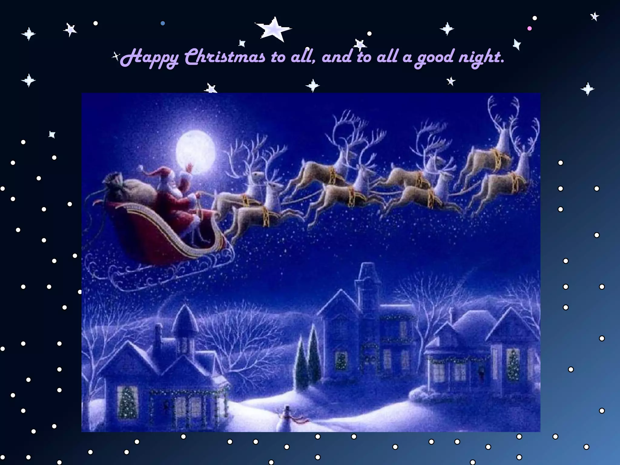 A Visit From St Nicholas - In Christmas Cards | PPT