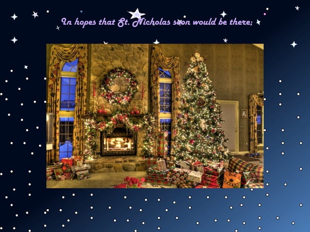 A Visit From St Nicholas - In Christmas Cards | PPT
