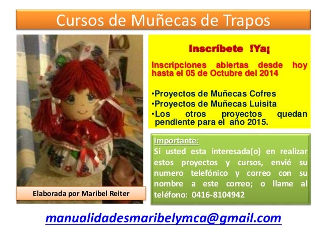clases de muñecas de trapo