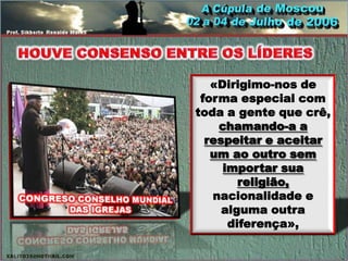 «Dirigimo-nos de
 forma especial com
toda a gente que crê,
    chamando-a a
  respeitar e aceitar
   um ao outro sem
     importar sua
        religião,
   nacionalidade e
     alguma outra
      diferença»,
 