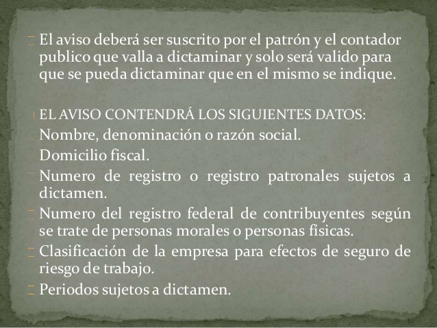 Avisos En Materia De Seguridad Social