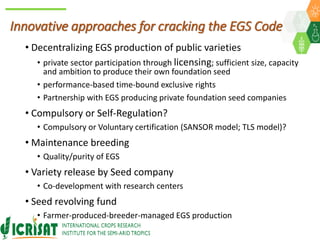 ICRISAT Global Planning Meeting 2019:  Modernising Crop Improvement II (AVISA) by  Jan Debaene
