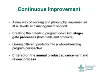 ICRISAT Global Planning Meeting 2019:  Modernising Crop Improvement II (AVISA) by  Jan Debaene