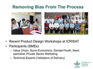 ICRISAT Global Planning Meeting 2019:  Modernising Crop Improvement II (AVISA) by  Jan Debaene