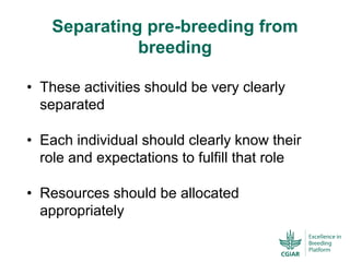 ICRISAT Global Planning Meeting 2019:  Modernising Crop Improvement II (AVISA) by  Jan Debaene