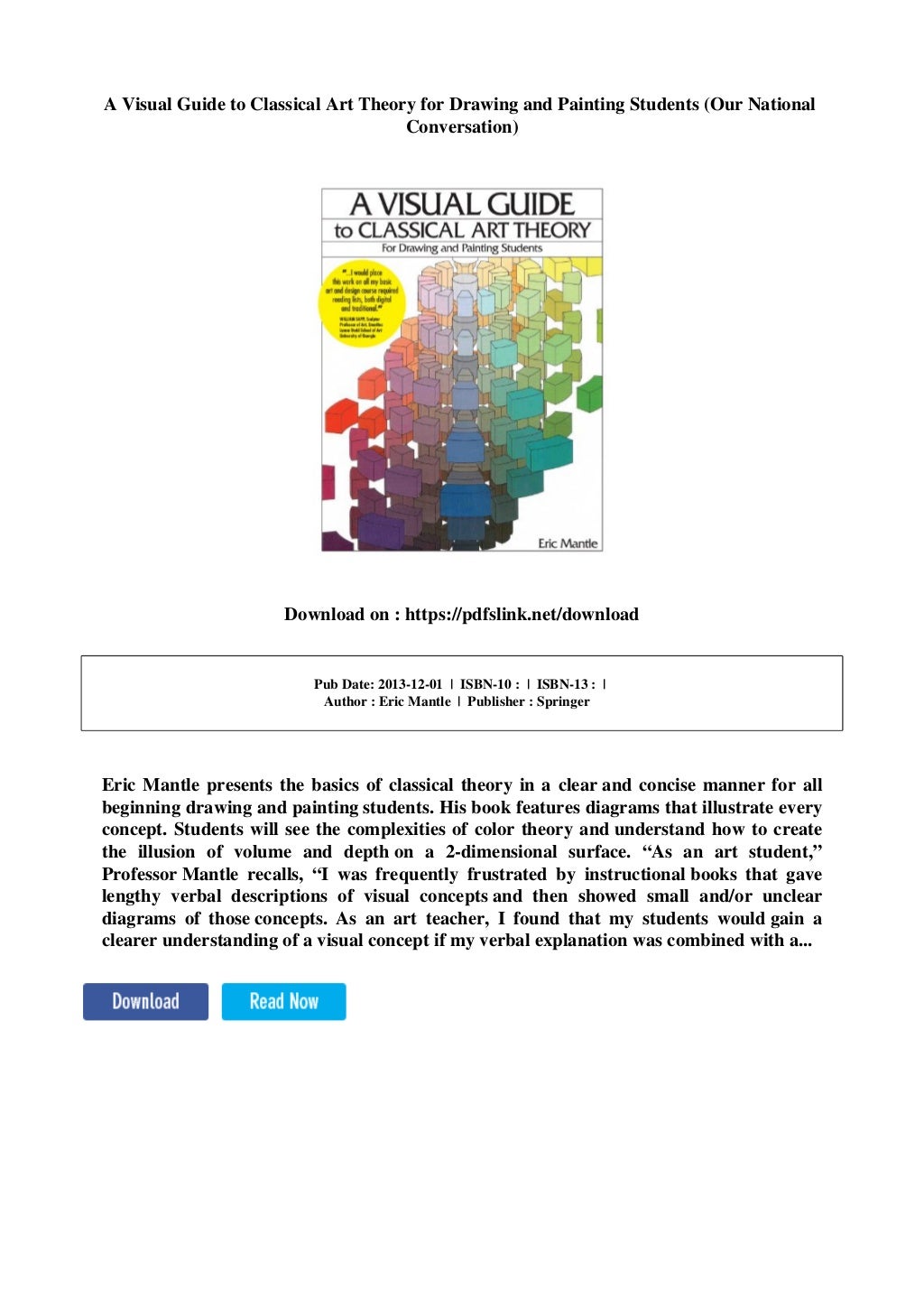 A visual guide to classical art theory for drawing and painting students (our national conversation)