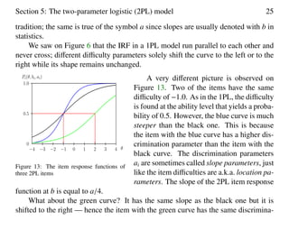 A visual guide to item response theory | PDF