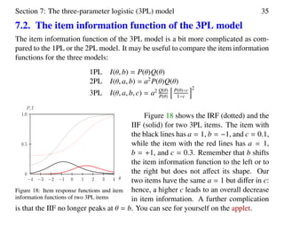 A visual guide to item response theory | PDF