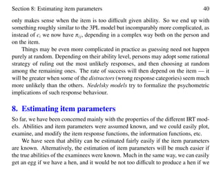 A visual guide to item response theory | PDF