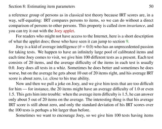 A visual guide to item response theory | PDF