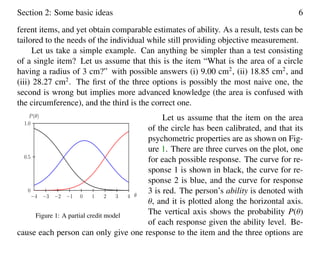 A visual guide to item response theory | PDF