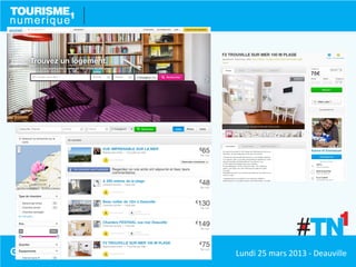 Gérer les avis voyageurs   Lundi 25 mars 2013 - Deauville
 