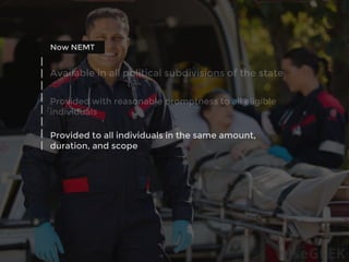 A vital lifeline during health disaster - NEMT