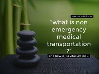 A vital lifeline during health disaster - NEMT