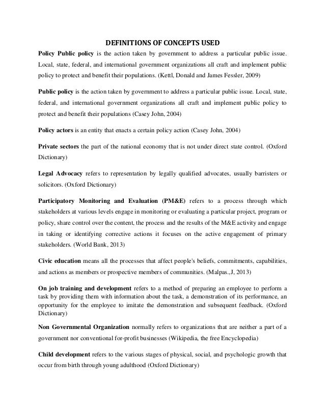 policy proposal sample