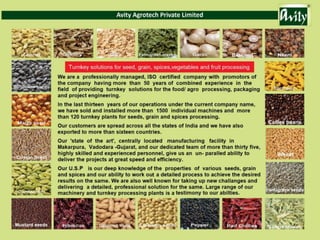 Processing Machines By Avity Agrotech Private Limited
