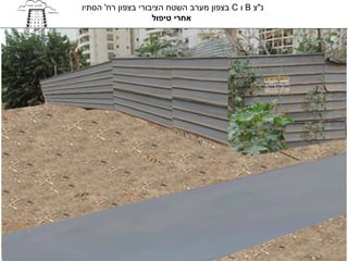 ‫נ"צ ‪ B‬ו ‪ C‬בצפון מערב השטח הציבורי בצפון רח' הסתיו‬
                    ‫אחרי טיפול‬
 