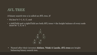 Avl tree-hash-table | PPTX
