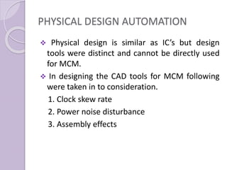 Multi chip module | PPTX
