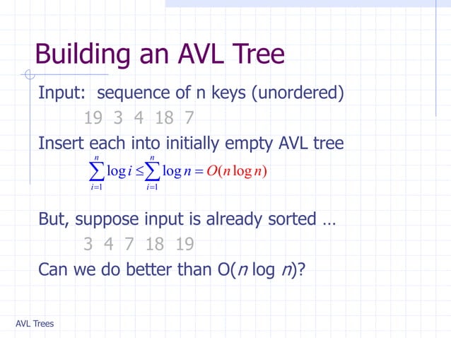 AVL Tree.ppt | Programming Languages | Computing