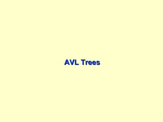 AVL Trees

 