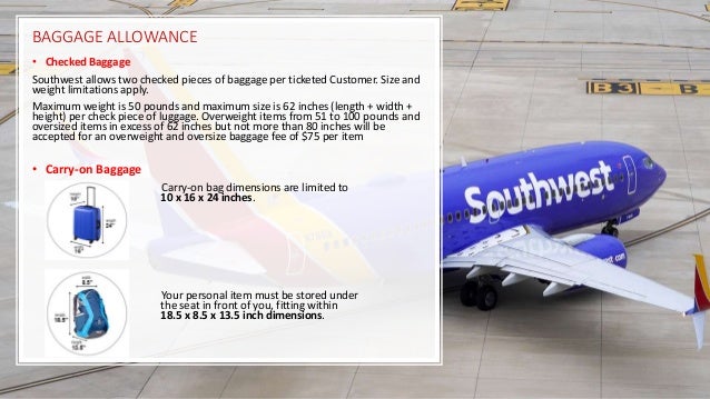 southwest checked bolsa weight limit