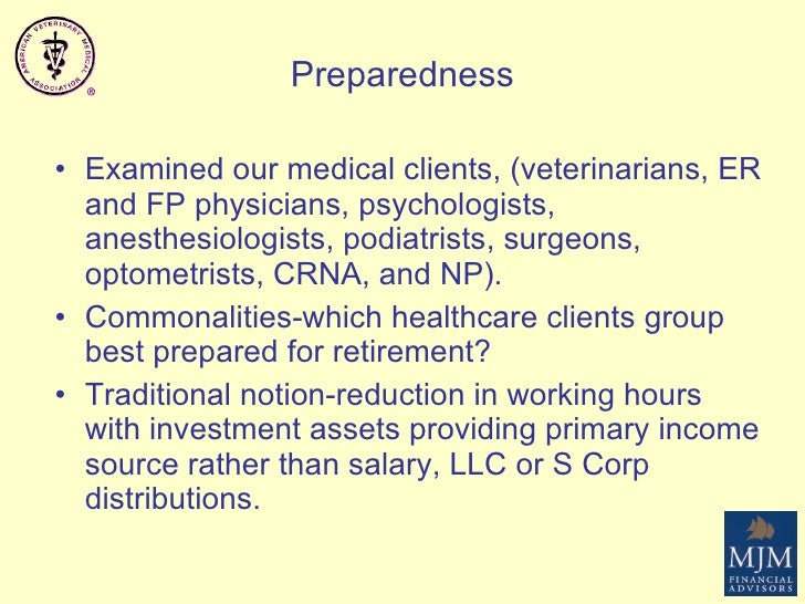 Are Veterinarians Ready For Retirement