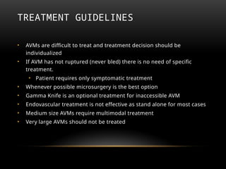 AVM Brain-Dr Sumit Sharma MD(RD), PDF (IO).pptx