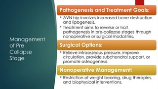 Avascular necrosis of the femoral head of the femur | PPTX