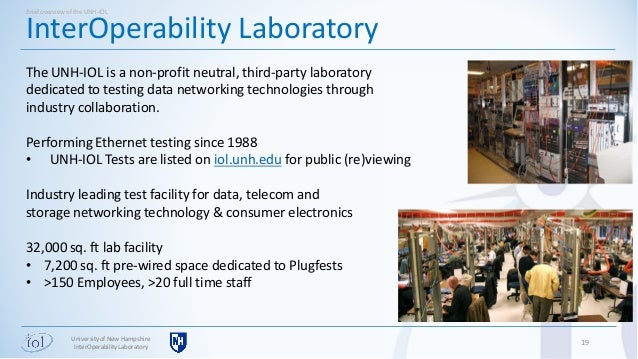 university of new hampshire ethernet testing